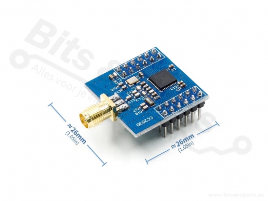 ZigBee CC2530 board with antenna